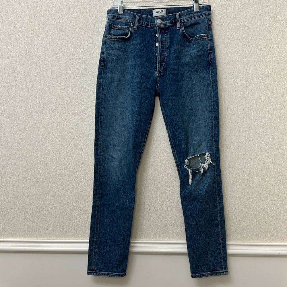 Agolde Nico High Rise Slim Fit Jeans